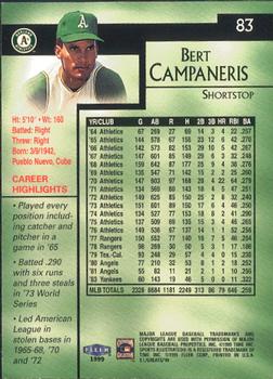 1999 Sports Illustrated Greats of the Game #83 Bert Campaneris Back
