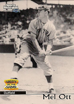 1999 Sports Illustrated Greats of the Game #5 Mel Ott Front