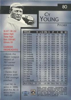 1999 Sports Illustrated Greats of the Game #80 Cy Young Back