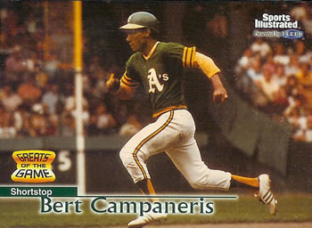1999 Sports Illustrated Greats of the Game #83 Bert Campaneris Front