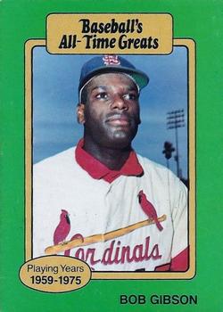 1987 Hygrade All-Time Greats #NNO Bob Gibson Front