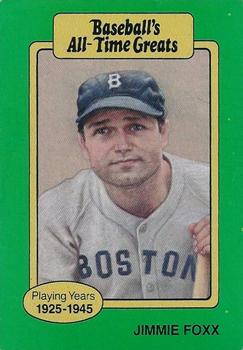 1987 Hygrade All-Time Greats #NNO Jimmie Foxx Front