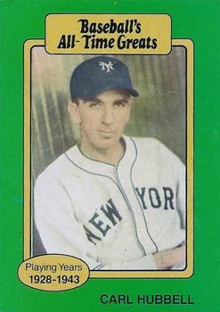 1987 Hygrade All-Time Greats #NNO Carl Hubbell Front