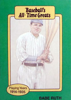 1987 Hygrade All-Time Greats #NNO Babe Ruth Front