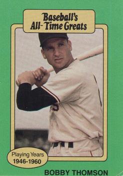 1987 Hygrade All-Time Greats #NNO Bobby Thomson Front