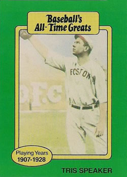 1987 Hygrade All-Time Greats #NNO Tris Speaker Front