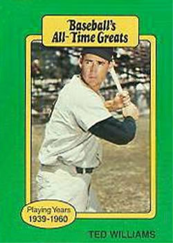 1987 Hygrade All-Time Greats #NNO Ted Williams Front