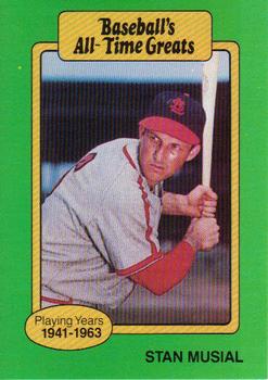 1987 Hygrade All-Time Greats #NNO Stan Musial Front