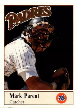 1990 Unocal San Diego Padres #7 Mark Parent Front