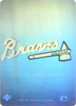 1991 Upper Deck - Team Logo Holograms #NNO Atlanta Braves Front