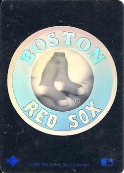 1991 Upper Deck - Team Logo Holograms #NNO Boston Red Sox Front