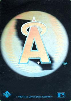 1991 Upper Deck - Team Logo Holograms #NNO California Angels Front