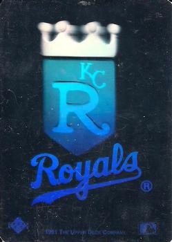 1991 Upper Deck - Team Logo Holograms #NNO Kansas City Royals Front