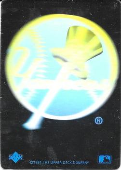 1991 Upper Deck - Team Logo Holograms #NNO New York Yankees Front