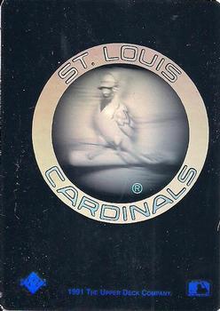 1991 Upper Deck - Team Logo Holograms #NNO St. Louis Cardinals Front