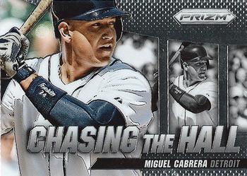 2014 Panini Prizm - Chasing the Hall #10 Miguel Cabrera Front