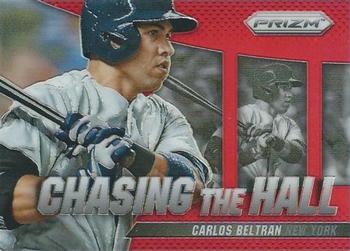 2014 Panini Prizm - Chasing the Hall Prizms Red #12 Carlos Beltran Front