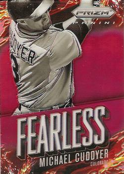 2014 Panini Prizm - Fearless Prizms Red #8 Michael Cuddyer Front