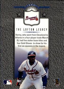 1997 Leaf #363 Kenny Lofton Back