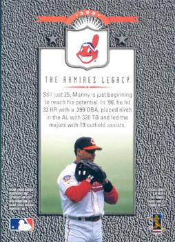 1997 Leaf #359 Manny Ramirez Back