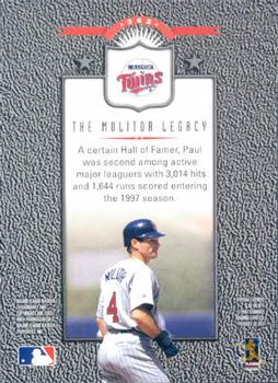 1997 Leaf #362 Paul Molitor Back