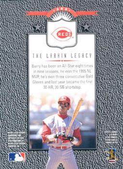 1997 Leaf #365 Barry Larkin Back