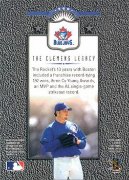 1997 Leaf #366 Roger Clemens Back