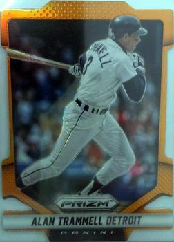 2014 Panini Prizm - Prizms Orange Die Cut #156 Alan Trammell Front