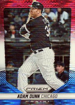 2014 Panini Prizm - Prizms Red White and Blue Pulsar #48 Adam Dunn Front