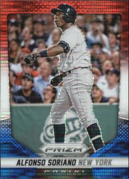 2014 Panini Prizm - Prizms Red White and Blue Pulsar #63 Alfonso Soriano Front