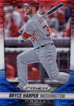2014 Panini Prizm - Prizms Red White and Blue Pulsar #79 Bryce Harper Front