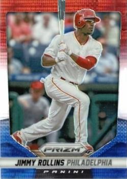 2014 Panini Prizm - Prizms Red White and Blue Pulsar #105 Jimmy Rollins Front