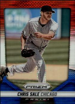 2014 Panini Prizm - Prizms Red White and Blue Pulsar #115 Chris Sale Front