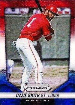 2014 Panini Prizm - Prizms Red White and Blue Pulsar #169 Ozzie Smith Front