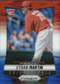 2014 Panini Prizm - Prizms Red White and Blue Pulsar #173 Ethan Martin Front