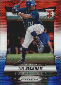 2014 Panini Prizm - Prizms Red White and Blue Pulsar #174 Tim Beckham Front