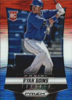 2014 Panini Prizm - Prizms Red White and Blue Pulsar #192 Ryan Goins Front