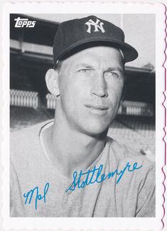 2014 Topps Archives - 1969 Deckle Minis #MS Mel Stottlemyre Front