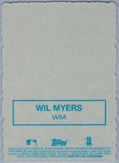 2014 Topps Archives - 1969 Deckle Minis #WM Wil Myers Back