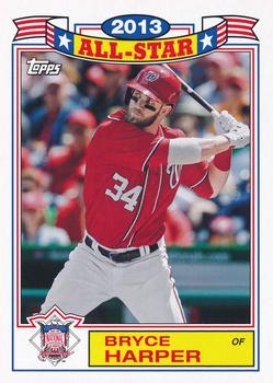 2014 Topps Archives - 1987 Topps All-Stars #87-BH Bryce Harper Front