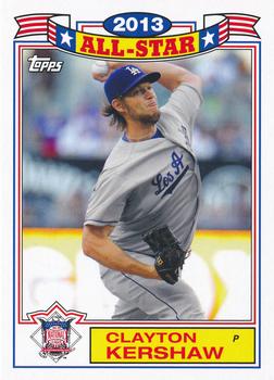 2014 Topps Archives - 1987 Topps All-Stars #87-CK Clayton Kershaw Front