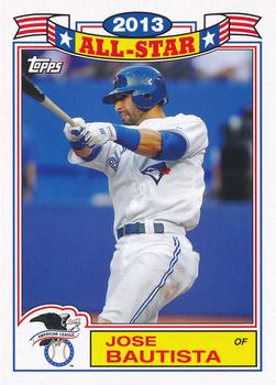 2014 Topps Archives - 1987 Topps All-Stars #87-JB Jose Bautista Front