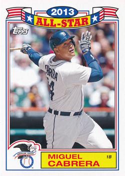 2014 Topps Archives - 1987 Topps All-Stars #87-MC Miguel Cabrera Front