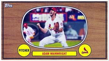 2014 Topps Archives - The Winners Celebrate Box Topper #67WC-AW Adam Wainwright Front
