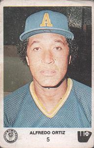 1981-82 Venezuelan Winter League Stickers #5 Alfredo Ortiz Front