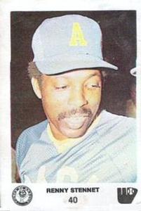 1981-82 Venezuelan Winter League Stickers #40 Rennie Stennett Front