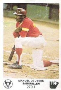 1981-82 Venezuelan Winter League Stickers #270I Manny Sanguillen Front