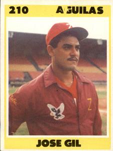 1987-88 Venezuelan Winter League Stickers #210 Jose Gil Front