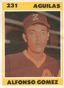 1987-88 Venezuelan Winter League Stickers #231 Alfonso Gomez Front