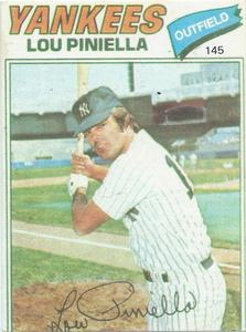 1977-78 Venezuelan Winter League Stickers #145 Lou Piniella Front